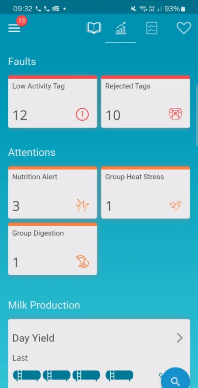 The original app during a remote session: looks tappable, isn't
